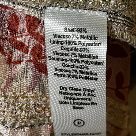 Ciebon Dress Maxi‎ Size L Jennsen Floral Metallic Stretchy Sleeveless Billowy - Picture 6 of 9